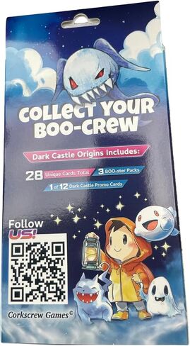 Boo! Spirit Battles Dark Castle Booster Set - 3 Booster Packs + 1 of 12 Holo Promo Cards + Spirit Guide | TCG Expansion for 2-5 Players Ages 8+ in Kuwait