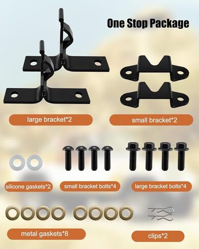 PWSLKO Rear Seat Bracket Kit Fold & Tumble Compatible with Jeep Wrangler YJ 1987-1995 & CJ 1976-1986 in Kuwait