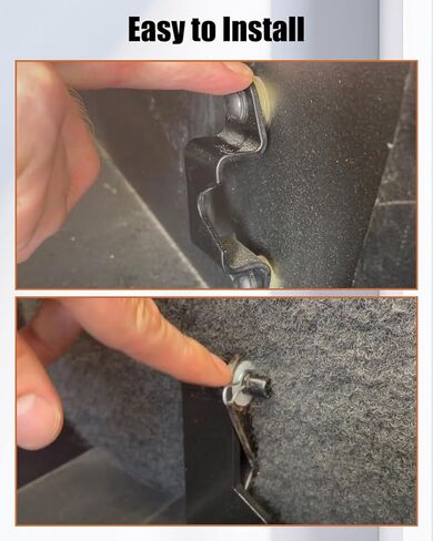 PWSLKO Rear Seat Bracket Kit Fold & Tumble Compatible with Jeep Wrangler YJ 1987-1995 & CJ 1976-1986 in Kuwait