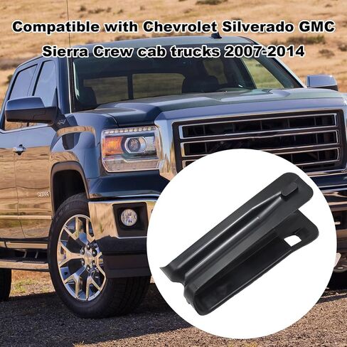 VIKKSAER Rear Seat Anti Rattle Bumper Bracket, Compatible with Chevy Silverado & GMC Sierra Crew Cab Truck 2007-2014, Replaces# 22771139, 25879577 Seat Shock Absorber in Kuwait