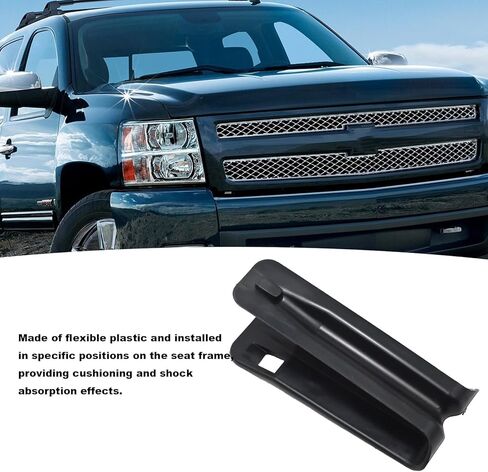 VIKKSAER Rear Seat Anti Rattle Bumper Bracket, Compatible with Chevy Silverado & GMC Sierra Crew Cab Truck 2007-2014, Replaces# 22771139, 25879577 Seat Shock Absorber in Kuwait