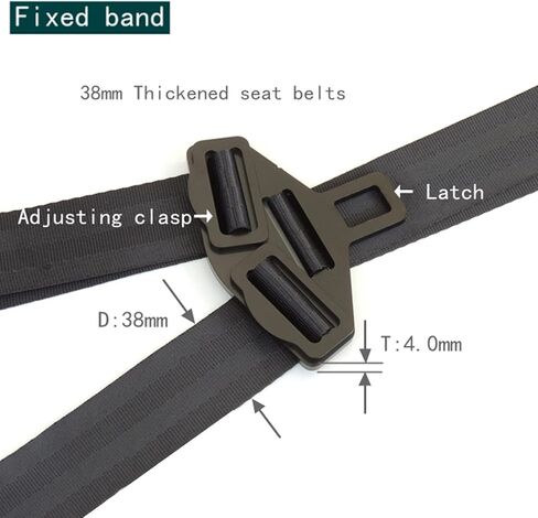 Shkalacar Universal Car Seat Mount Bracket, Child Safety Car Seat Latch Anchor Mounting Kit Replacement for ISOFIX Belt Connector, Seat Latch Interface Bracket Restraint Anchor Replacement for Cars in Kuwait