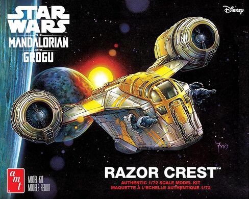AMT Star Wars: The Mandalorian & Grogu Razor Crest 1:72 Scale Model Kit in Kuwait