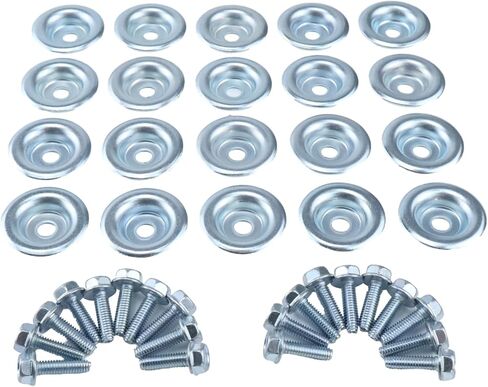 20 Sets Skid Plate Cup Washer 7556065 & Metric Bolt 7518529 Compatible with Polaris RZR 570 800 900 XP 1000 in Kuwait