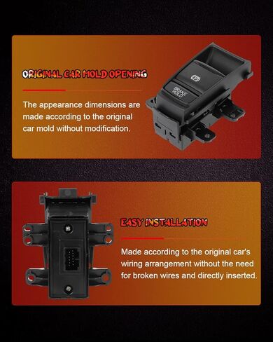 CCIYU Parking Brake Switch Fit 2016-2022 for Honda HR-V Hand Brake Button Parking Switch Replaces 35355-T7A-J01 35355-T7A-J02 in Kuwait