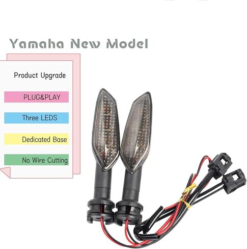 Tail Tidy Kit for MT-03 MT03 2020-2025 YZF-R3 R3 2022-2025 Fender Eliminator Kit equipped License Plate Holder, License Plate Light, PLUG&PLAY Turn Signal Lights in Kuwait