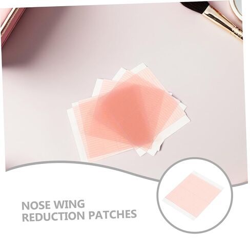 TEHAUX Nasal Wing Shrinking 10 Sheets Self-adhesive Nose Shaping Tape Invisible Breathable Contour Patches for Facial Reshaping in Kuwait