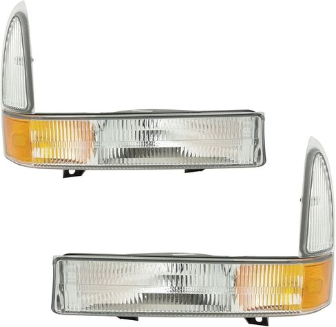 مجموعة مصابيح الزاوية الجانبية للسائق والراكب من TRQ متوافقة مع 02-05 Excursion F-250/F-350 Super Duty 02-03 F-450/F-550 Super Duty FO2520169 FO2521169 in Kuwait