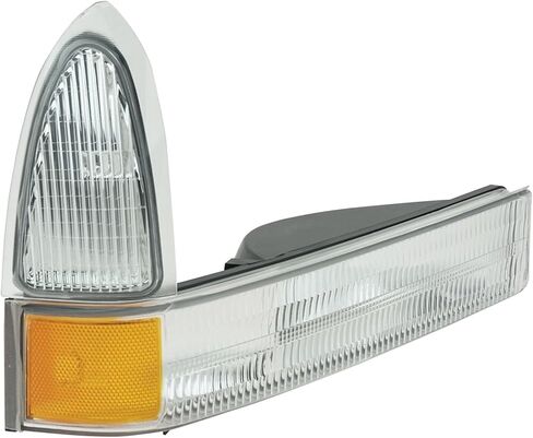 مجموعة مصابيح الزاوية الجانبية للسائق والراكب من TRQ متوافقة مع 02-05 Excursion F-250/F-350 Super Duty 02-03 F-450/F-550 Super Duty FO2520169 FO2521169 in Kuwait