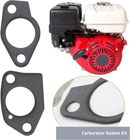 ECSiNG 4 قطع استبدال حشية المكربن ​​16221-Z5T-000 16212-Z5T-000 متوافق مع Honda GX390 in Kuwait