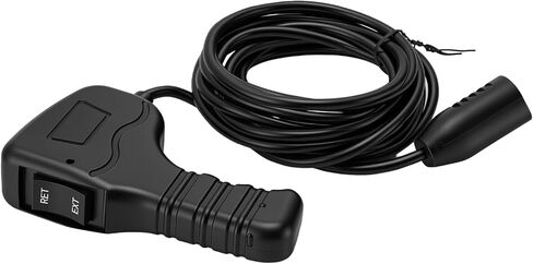 83665 وحدة تحكم عن بعد للونش ذات 5 دبابيس متوافقة مع WARN M8000 M10000 M12000 VR12000 Zeon 10S تحكم محمول مع كابل على شكل حرف D بطول 12 قدم، قبضة مريحة لعربة Ford Dodge Ram Power Wagon in Kuwait