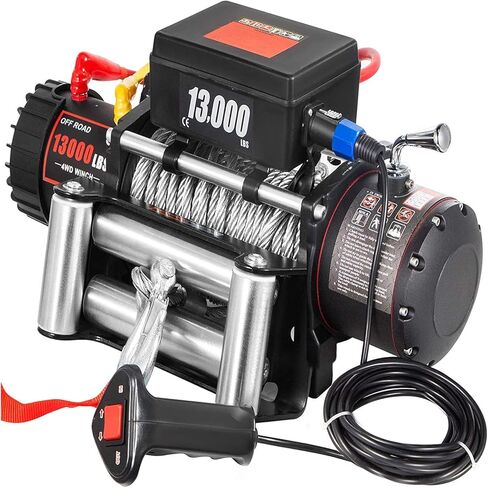 VINGVO Winch جهاز تحكم عن بعد سلكي للتحكم عن بعد لـ ATV UTV Winch، 3 قابس أنثى الشق، وحدة تحكم عن بعد ونش الأراضي الوعرة المحمولة مع كابل 9ft لـ ATV UTV in Kuwait