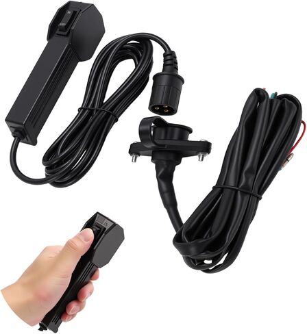VINGVO Winch جهاز تحكم عن بعد سلكي للتحكم عن بعد لـ ATV UTV Winch، 3 قابس أنثى الشق، وحدة تحكم عن بعد ونش الأراضي الوعرة المحمولة مع كابل 9ft لـ ATV UTV in Kuwait