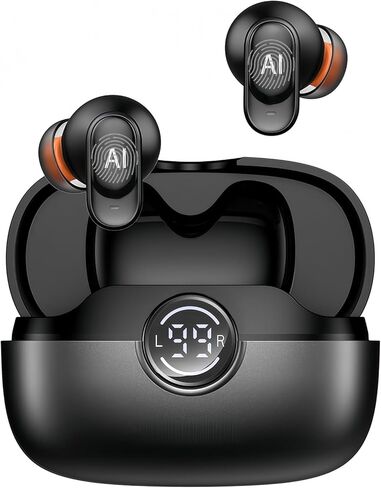 2026 New MS105 AI Translation Earbuds Real Time, 3-in-1 Sleeping Earbuds Support 135 Languages with APP, Bluetooth 6.0 Translator Headphones Compatible with iOS & Android, for Travel Business(Black) in Kuwait