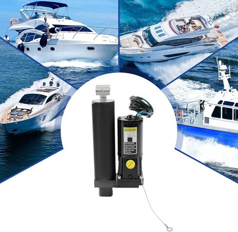 مجموعة إمالة وتقليم الطاقة الخارجية الآمنة تناسب ميركوري 75HP 80HP 90HP 100HP 115HP 4 السكتة الدماغية، وحدة تقليم الطاقة الخارجية الكهربائية 1200 واط للسفن OEM 818903A1، 830250A1، 830250A3، 830250T3 in Kuwait