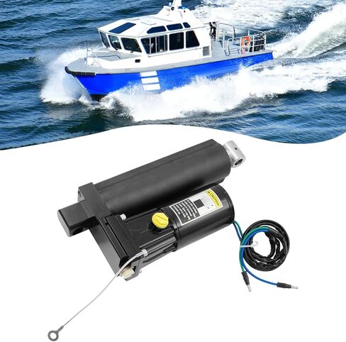 مجموعة إمالة وتقليم الطاقة الخارجية الآمنة تناسب ميركوري 75HP 80HP 90HP 100HP 115HP 4 السكتة الدماغية، وحدة تقليم الطاقة الخارجية الكهربائية 1200 واط للسفن OEM 818903A1، 830250A1، 830250A3، 830250T3 in Kuwait