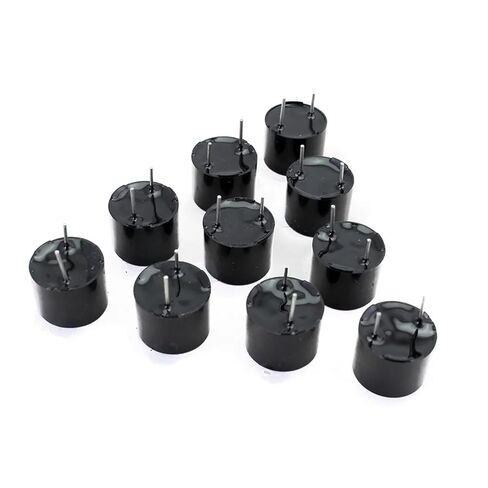 10pcs/lot 5V Active Buzzer Magnetic Long Continous Beep Tone 12 * 9.5mm Active Piezo Buzzers Universal Buzzer 5V 12mm in Kuwait