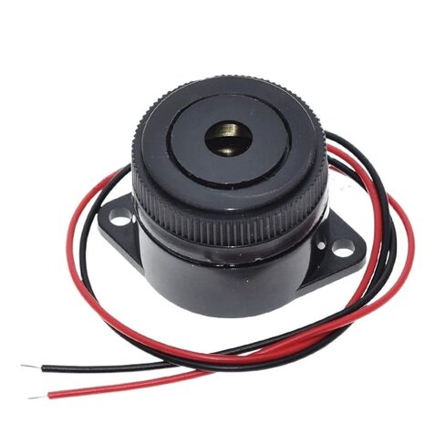 QSI-2910 90DB Buzzer 29.5x24.5mm DC 12V Active piezoelectric Buzzer Continuous Sound in Kuwait