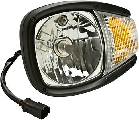 1-Set 24V Headlight Left 195-0190 1950190 & Right 195-0189 1950189 Fits for CAT 236D 242D 246C 246D 259D 279D 289D 299D in Kuwait