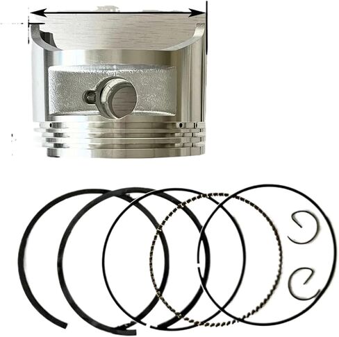 Piston Rings Pin Clips Kit 92MM Compatible with 192 Engine Generator in Kuwait