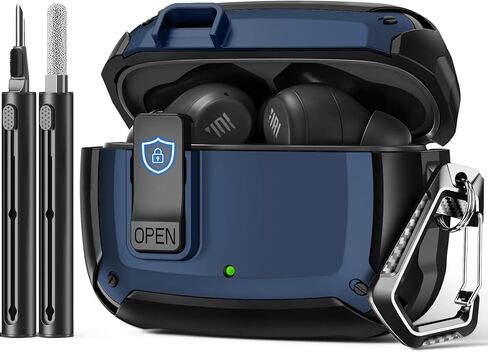 for JBL Vibe Beam2 Case (2025) / for Vibe Beam Case (2023)/ for JBL Vibe 200TWS (2022) with Lock Clip & Cleaning Kit,Shockproof Protective Headphone Cover in Saudi Arabia