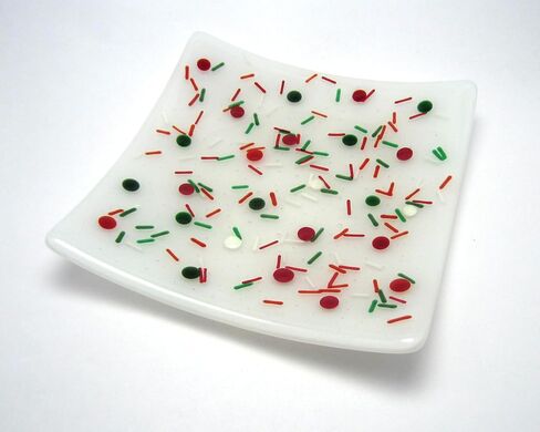 Holiday Dots Assortment - COE 90 Fusible Bullseye Glass - ASRT-D-HD in Saudi Arabia