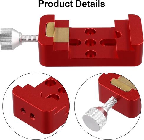 Aluminum Alloy Dovetail Mounting Base for Telescope Equatorial Mount, Quick Release Finderscope Clamp with Multifunctional Screw Holes, 102x49x30mm in Kuwait