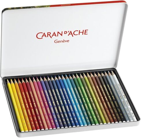 Caran D'Ache Prismalo Aquarelle Coloured Water-soluble Pencil (Pack of 30) in Kuwait
