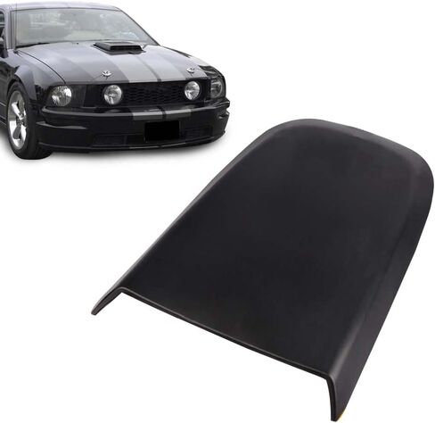 G-PLUS Front Air Vent Hood Scoops Compatible with Ford Mustang GT V8 2005 2006 2007 2008 2009 Racing Style, Black in Kuwait