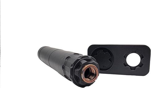 Rugged Obsidian 9/45 Suppressor Tool/Wrench - Heavy-Duty Carbon Fiber Infused, 2 in 1 - Made in USA (Tool Only) (with Baffle Straightener) in Saudi Arabia