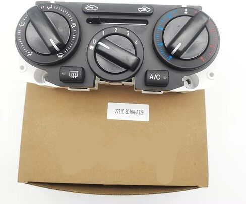 مفتاح Air Con متوافق مع Nissan for Tiida لـ NV200 27510-ED50A 27510-ED50A-A129 D18599150 مفتاح التحكم في درجة حرارة السيارة لوحة التحكم في تكييف الهواء in Kuwait