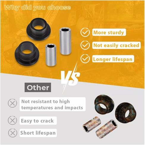 Rear Shock Bushing Sleeve Kit Replacement For Polaris For Ranger 500 For Ranger Crew 500 2001-2022 in Kuwait