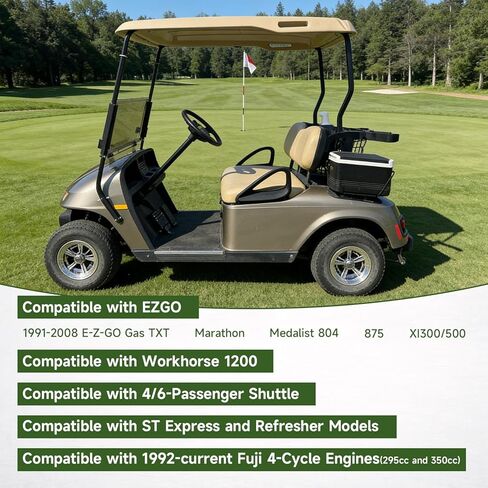 عربة جولف تعمل بالغاز بحزام التوقيت متوافقة مع محرك EZGO Robin 295cc و350cc 4 Cycle 1991-2008 استبدال #: 26626G01 in Kuwait