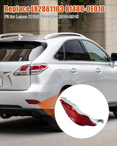 LX2861103 الجانب الأيمن الخلفي ماركر ضوء الجمعية صالح لكزس RX350 RX450H 2010 2011 2012 2013 2014 2015 استبدال 81480-0E010 in Kuwait