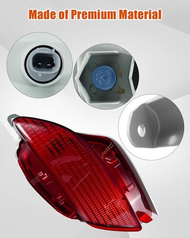 LX2860103 Left Side Rear Marker Light Assembly Fit for Lexus RX350 RX450H 2010 2011 2012 2013 2014 2015 Replace 81490-0E010 in Kuwait