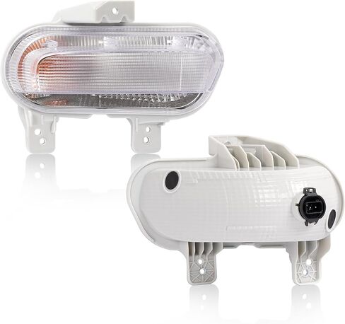 HECASA Turn Signal Light Assembly Compatible with 2019-2023 Jeep Renegade Right&Left Side Clear Lens w/Bulb Fog Lamp Replacement for 68439336AA, 68576888AA, CH2530106, CH2531106 in Kuwait
