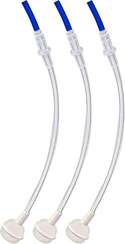 3-Pack Universal Fit 360° Spray Bottle Adapter, Includes Spray Bottle + Nozzle, Weighted Tube Replacement for Triggers and Pump Sprayers, Upside Down, for Kitchen, Garden, Home and Office in Kuwait