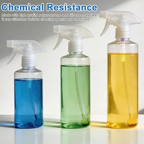3-Pack Universal Fit 360° Spray Bottle Adapter, Includes Spray Bottle + Nozzle, Weighted Tube Replacement for Triggers and Pump Sprayers, Upside Down, for Kitchen, Garden, Home and Office in Kuwait