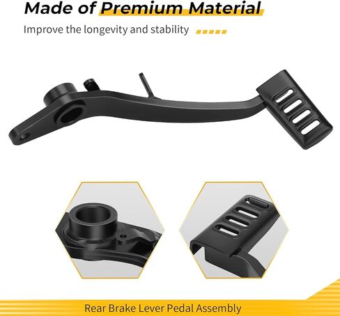 M MATI Rear Brake Lever Pedal Assembly w/Switch Sensor for Honda CB300F CBR300R 2016-2022 46500-KYJ-305 35350-KYJ-902 in Kuwait