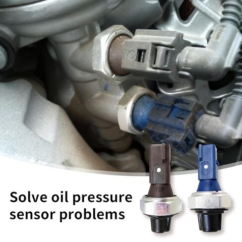 2 PCS Engine Oil Pressure Sensor Sender - Direct Fit for Audi A4 Q5 TT & VW Jetta Golf Passat Tiguan 2.0T - Replace 04E919081A 038919081K in Kuwait