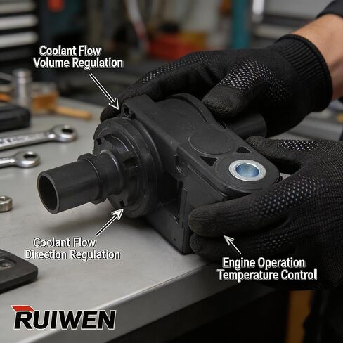 RuiWen TYCV003 HVAC Coolant Water Heater Control Valve 16671-24010 Compatible with Toyota 2.0L Corolla 2019 2020 2021 2022, Corolla Cross 2022-2023 in Kuwait