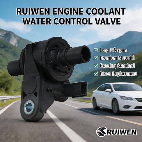 RuiWen TYCV003 HVAC Coolant Water Heater Control Valve 16671-24010 Compatible with Toyota 2.0L Corolla 2019 2020 2021 2022, Corolla Cross 2022-2023 in Kuwait