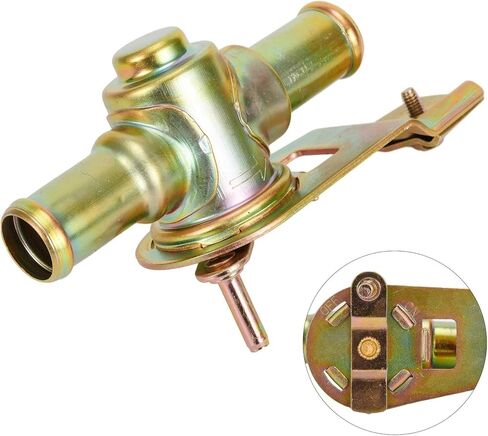 Cable-Operated Heater Tap Valve, 16 mm (5/8") Inline Automotive HVAC Control for Hot Rods, Machinery, and Classic Car Restoration Projects in Kuwait