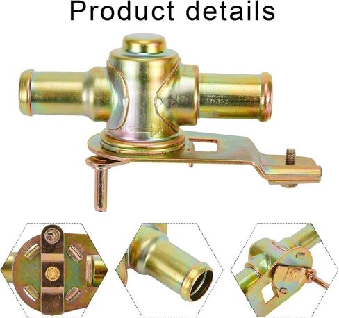 Cable-Operated Heater Tap Valve, 16 mm (5/8") Inline Automotive HVAC Control for Hot Rods, Machinery, and Classic Car Restoration Projects in Kuwait