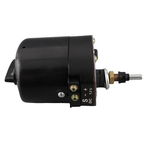 12V Windscreen Wiper Motor 01287358, Replacement Accessory with Mounting Holes for Easy Installation, Fit for Tractor in Kuwait
