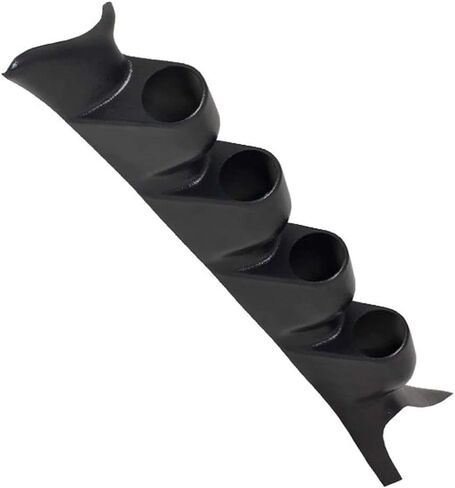 GlowShift Black Quad Pillar Gauge Pod Compatible with Ford Super Duty F-250 F-350 Power Stroke 1999-2007 - ABS Plastic - Mounts (4) 2-1/16" (52mm) Gauges in Kuwait