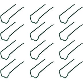 100 Pieces 1.7in green Floral Pins, Greening pins, U-Shaped Fern Plant Pin for Straw Wreaths, Bouquets, Fern Moss and DIY Craft Projects. in Saudi Arabia