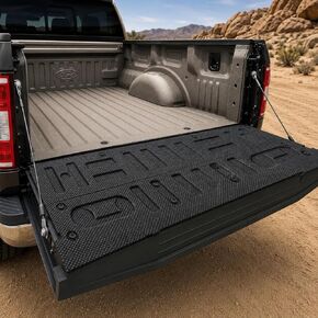 سجادة الباب الخلفي من LASFIT لسيارة Ford F-150 2015-2020، واقي الباب الخلفي شديد التحمل لشاحنات العمل والاستخدام اليومي، بطانة الباب الخلفي للشاحنة مضادة للانزلاق، وسادة الباب الخلفي مقاومة للخدش في جميع الأحوال الجوية وسهلة التنظيف in Kuwait