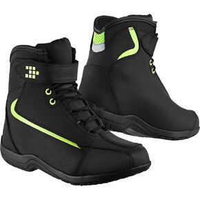 Men’s Motorcycle Boots – Waterproof Leather Biker Riding Shoes with Anti-Slip Sole & Breathable Lining – CE Approved, Ankle Support in Saudi Arabia