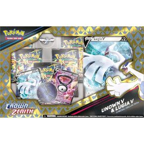 لعبة بطاقات البوكيمون التجارية: Unown V & Lugia V Crown Zenith Box Set in Kuwait